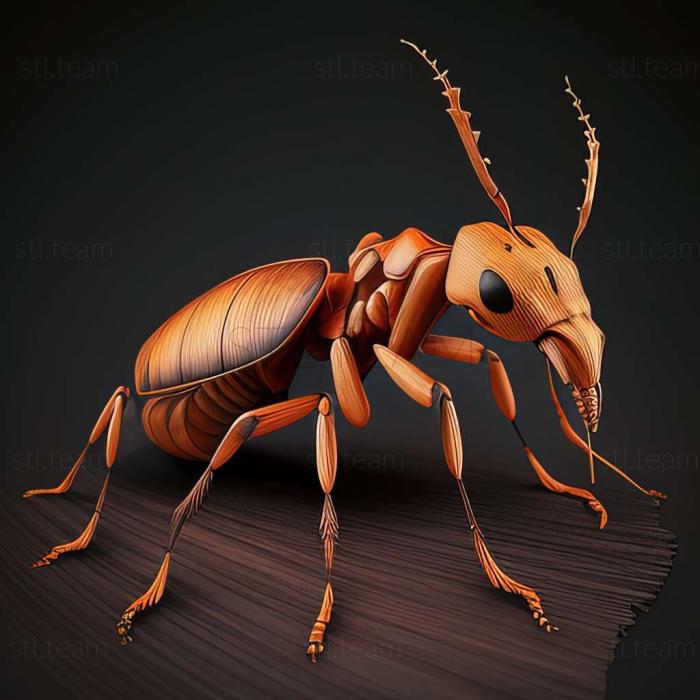 3D модель Myrmecina graminicola (STL)